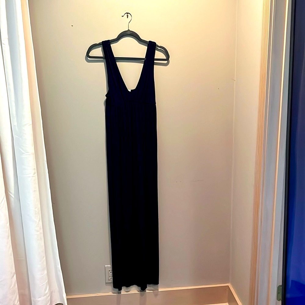 J Crew Navy Maxi Dress